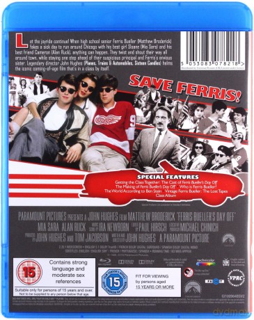 Ferris Buellers Day Off (Wolny dzień Ferrisa Buellera) [Blu-Ray]