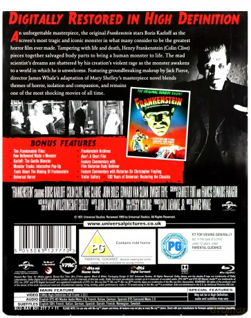 Frankenstein (steelbook) [Blu-Ray]