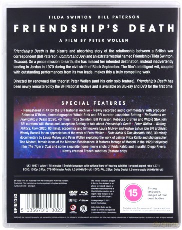 Friendship's Death [Blu-Ray]+[DVD]