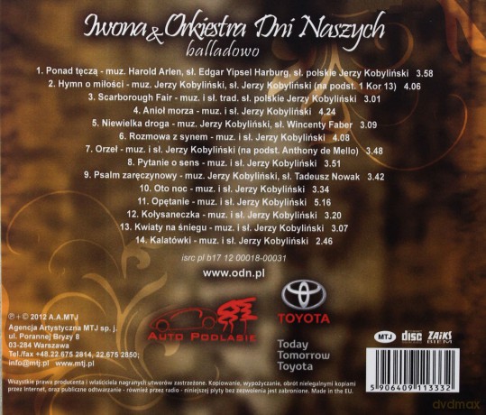 Orkiestra Dni Naszych: Balladowo (digipack) [CD]