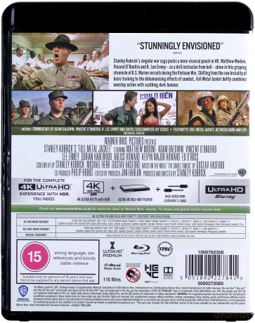 Full Metal Jacket (Pełny magazynek) [Blu-Ray 4K]+[Blu-Ray]