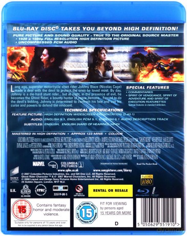 Ghost Rider - Extended Cut [Blu-Ray]