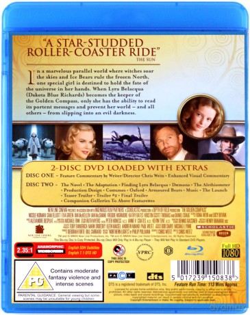 Golden Compass (Extended Edition) (Złoty kompas) [2xBlu-Ray]