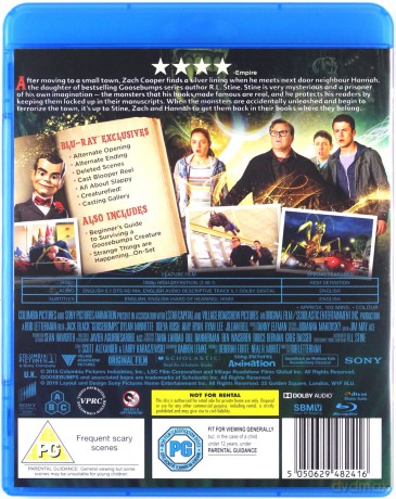 Goosebumps (Gęsia skórka) [Blu-Ray]