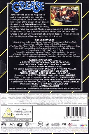 Grease (Limited edition - VHS Collection) [Blu-Ray]+[DVD]
