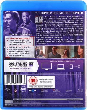 Grimm: Season 3 [5xBlu-Ray]