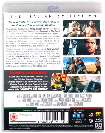 Hands Of Steel (Paco maszyna śmierci) [Blu-Ray]