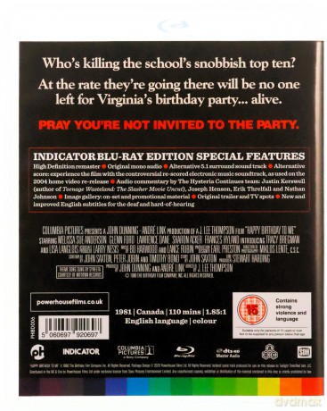 Happy Birthday To Me (Upiorne urodziny) [Blu-Ray]