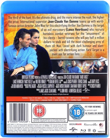 Hard Target (Nieuchwytny cel) [Blu-Ray]
