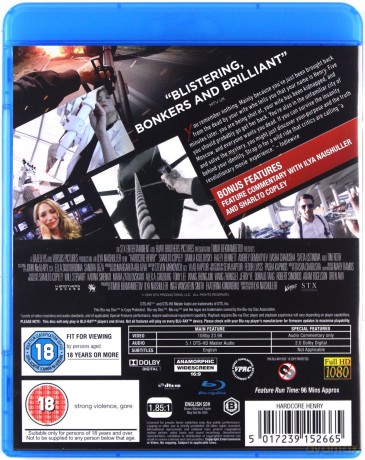 Hardcore Henry [Blu-Ray]