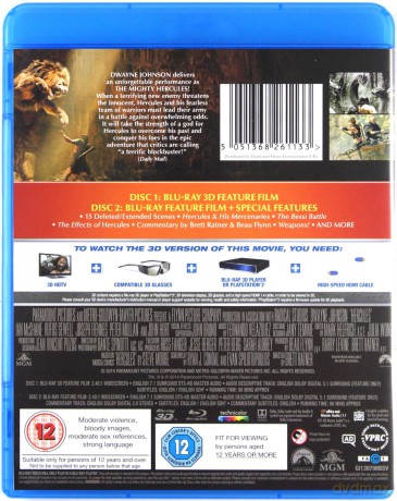 Hercules [Blu-Ray 3D]+[Blu-Ray]