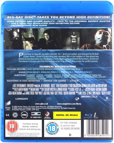 Hostel (Unseen Edition) [Blu-Ray]