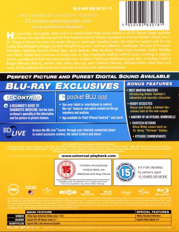 House MD: Season 7 (Dr House: Sezon 7) [5xBlu-Ray]