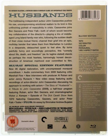 Husbands (Criterion Collection) (Mężowie (Kolekcja krytyków)) [Blu-Ray]