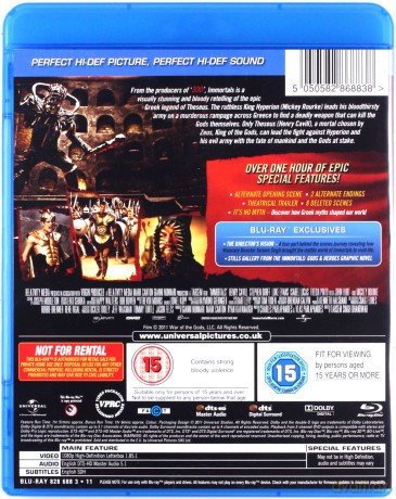 Immortals (Immortals. Bogowie i herosi) [Blu-Ray]