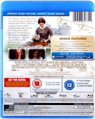 Jane Eyre [Blu-Ray]