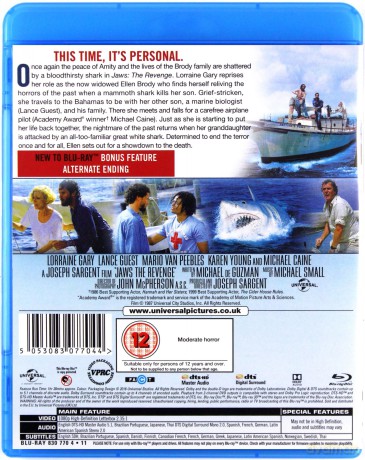 Jaws 4: The Revenge (Szczęki 4: Zemsta) [Blu-Ray]