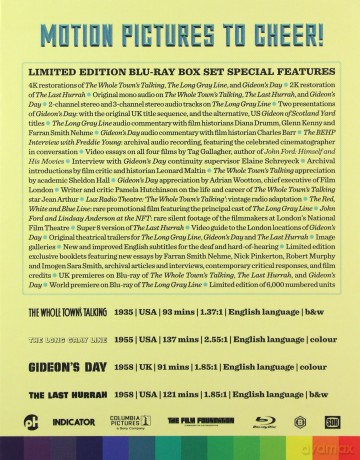 John Ford At Columbia 1935 to 1958 (Limited edition) [4xBlu-Ray]