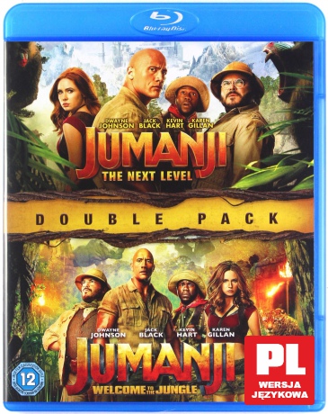 Jumanji: Następny poziom / Jumanji: Przygoda w dżungli [2xBlu-Ray]