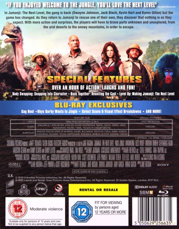 Jumanji: Następny poziom [Blu-Ray]