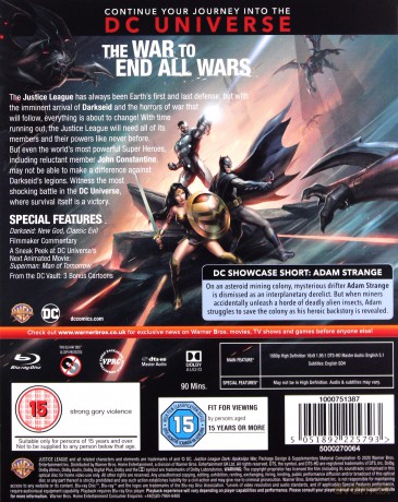 Justice League Dark: Apokolips War [Blu-Ray]