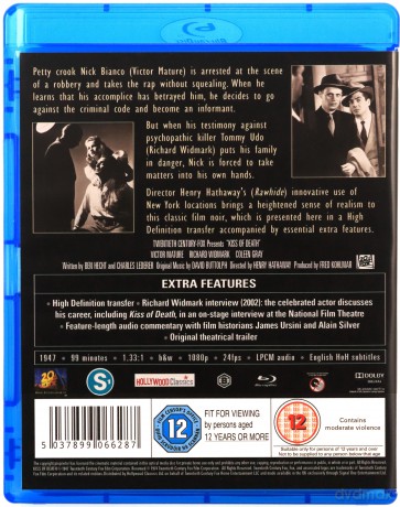 Kiss Of Death (Pocałunek śmierci) [Blu-Ray]