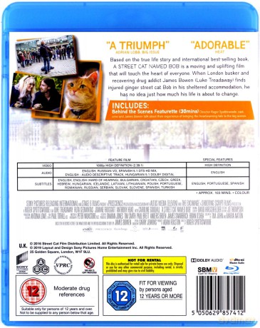 Kot Bob i ja [Blu-Ray]