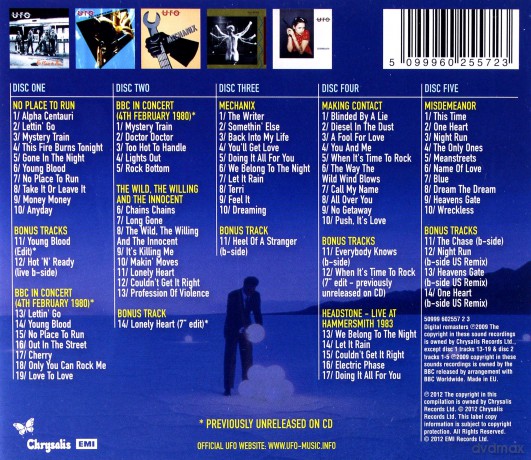 Ufo: The Chrysalis Years Vol. 2 [5CD]