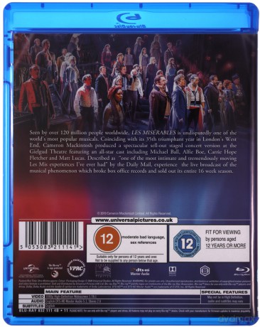 Les Miserables - The Staged Concert [Blu-Ray]