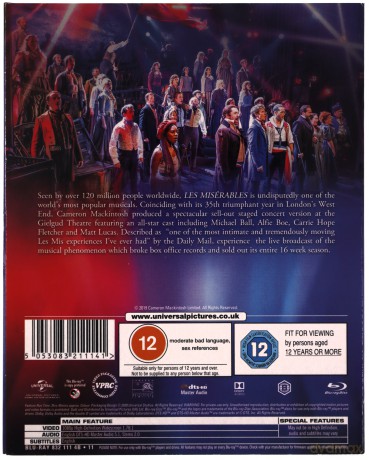 Les Miserables - The Staged Concert [Blu-Ray]