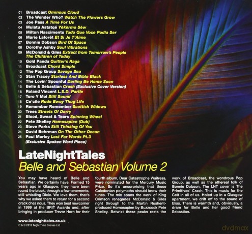 Late Night Tales - Belle And Sebastian (Vol. 2) [CD]