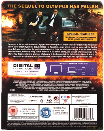 London Has Fallen (Londyn w ogniu) (steelbook) [Blu-Ray]
