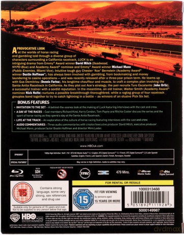 Luck (Complete Mini Series) [3xBlu-Ray]