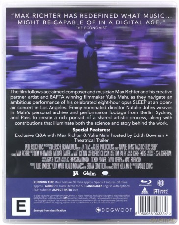 Max Richter's Sleep [Blu-Ray]