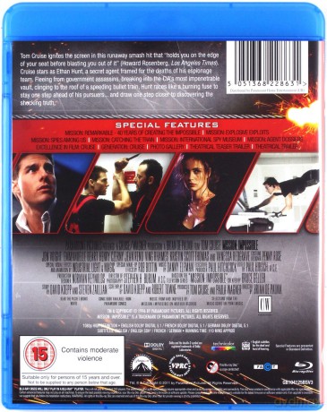 Mission Impossible [Blu-Ray]