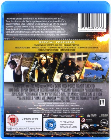Mission Impossible 2 [Blu-Ray]