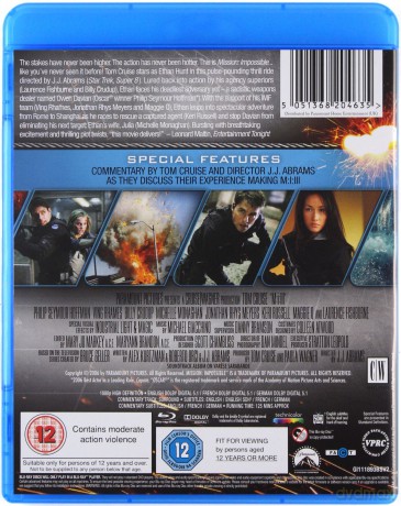 Mission Impossible 3 [Blu-Ray]