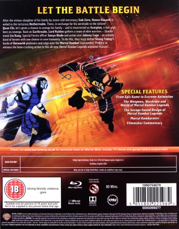 Mortal Kombat - Legends Of Scorpions Revenge [Blu-Ray]