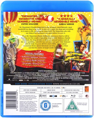 Mr Magoriums Wonder Emporium (Pana Magorium cudowne emporium) [Blu-Ray]
