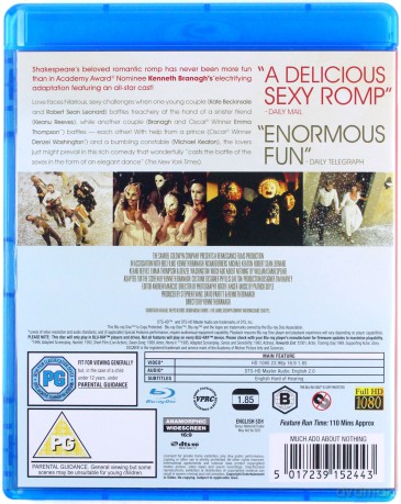 Much Ado About Nothing (Wiele hałasu o nic) [Blu-Ray]