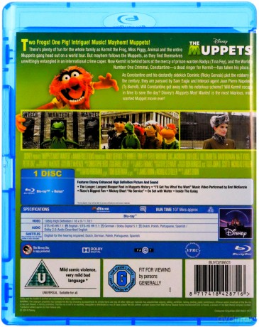 Muppety: Poza prawem [Blu-Ray]