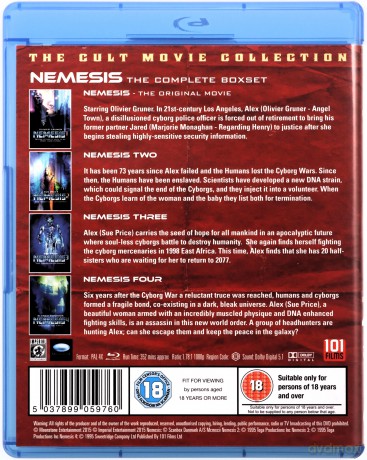 Nemesis 1-4 [4xBlu-Ray]