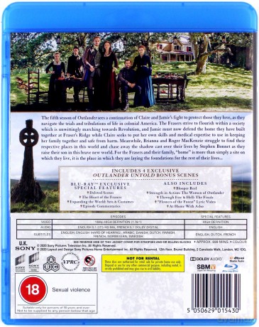 Outlander: Season 5 [Blu-Ray]
