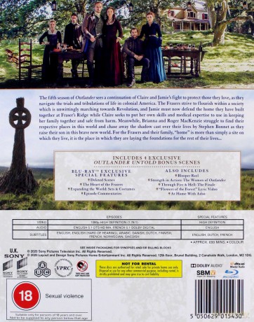 Outlander: Season 5 [Blu-Ray]