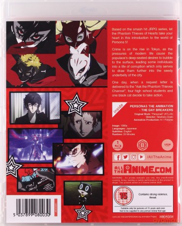 Persona 5 The Animation The Daybreakers [Blu-Ray]