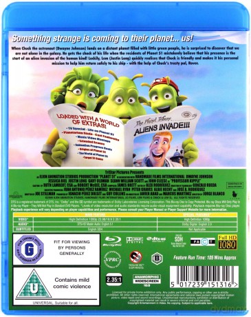 Planet 51 (Planeta 51) [Blu-Ray]