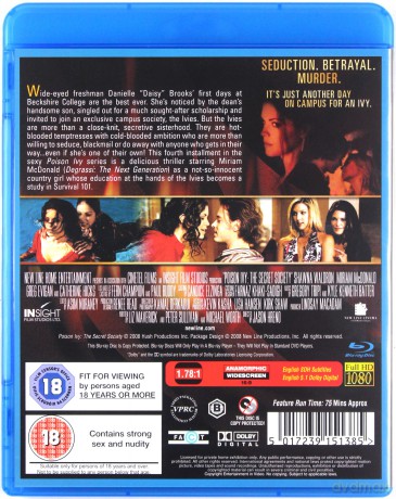 Poison Ivy - The Secret Society (Trujacy bluszcz: Tajne bractwo) [Blu-Ray]