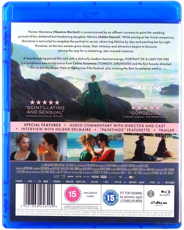 Portrait Of A Lady On Fire (Portret kobiety w ogniu) [Blu-Ray]