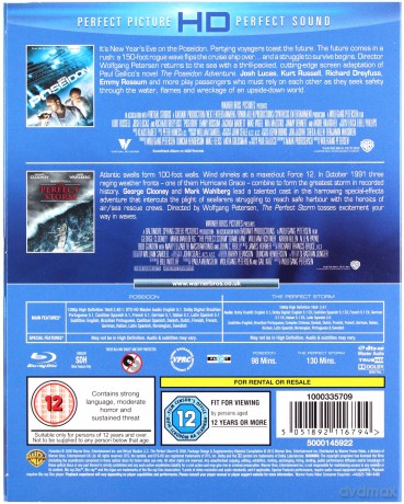 Poseidon / The Perfect Storm (Posejdon / Gniew oceanu) [2xBlu-Ray]