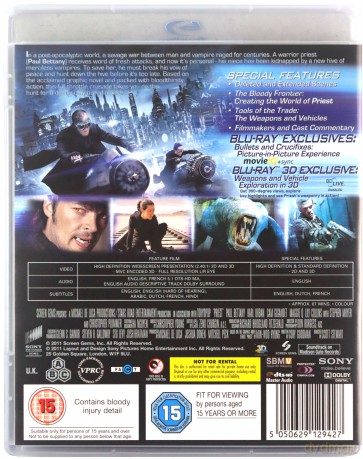 Priest (Ksiądz) [Blu-Ray 3D]+[Blu-Ray]